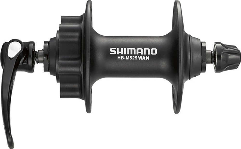   Shimano DEORE(01)HB-M525A QR 32H BLACK OLD:100MM AXLE:108MM FOR DISC BRAKE (6 BOLT)