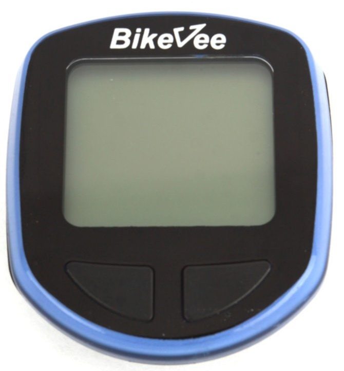 Велокомпьютер проводной BKV-1001, 13 функций, BikeVee фиолетовый